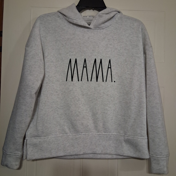 Rae Dunn Tops - Gray 'MAMA' Hoodie